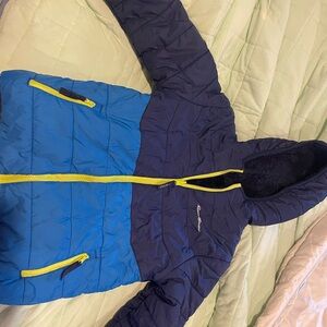 Eddie Bauer Kids Puffer Jacket - Blue and Navy
